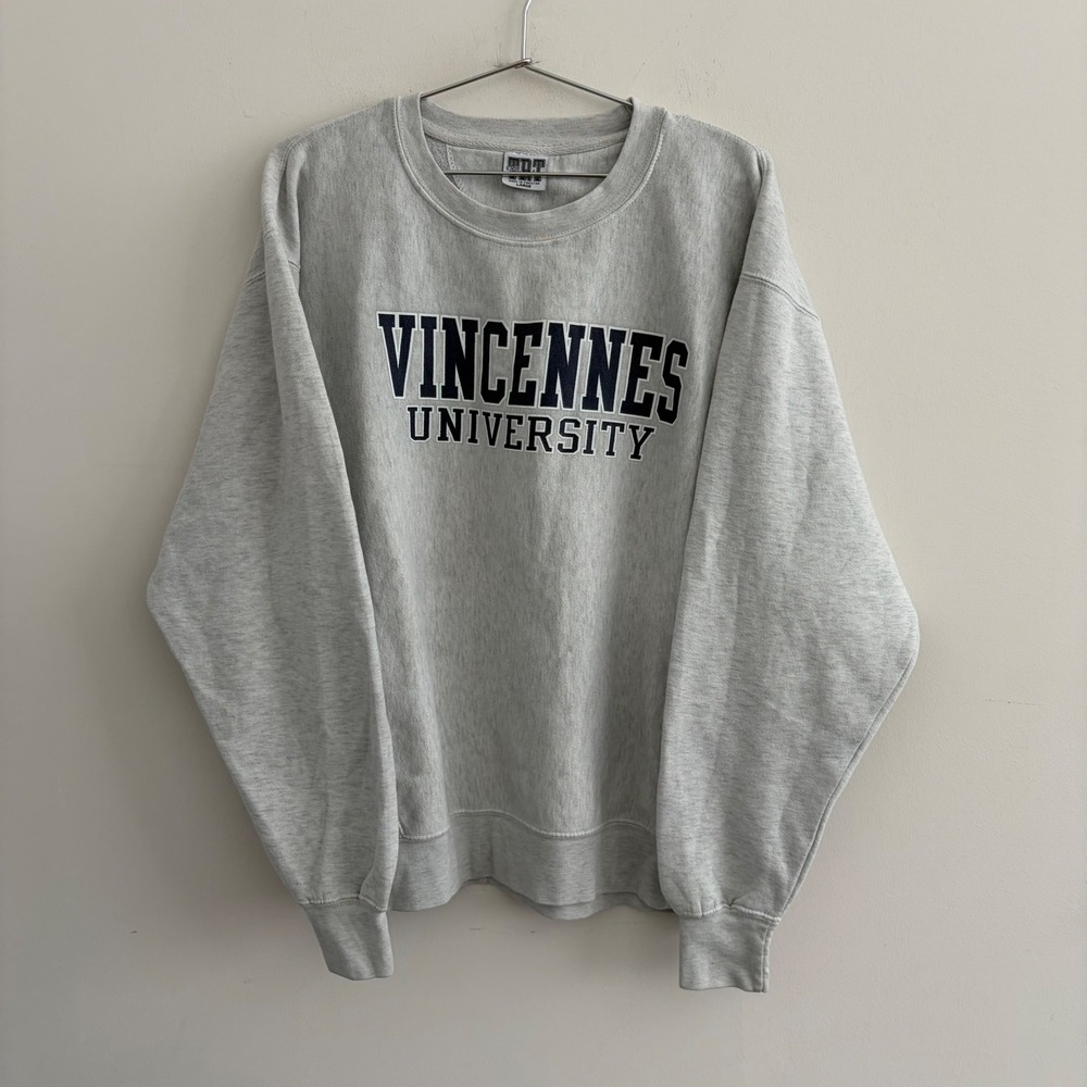 Vincennes University MDT Classics Heather Gray Sweatshirt Large